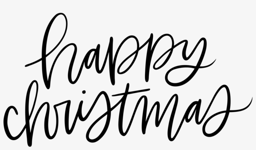 Kbecca Happychristmas Overlay Black, transparent png