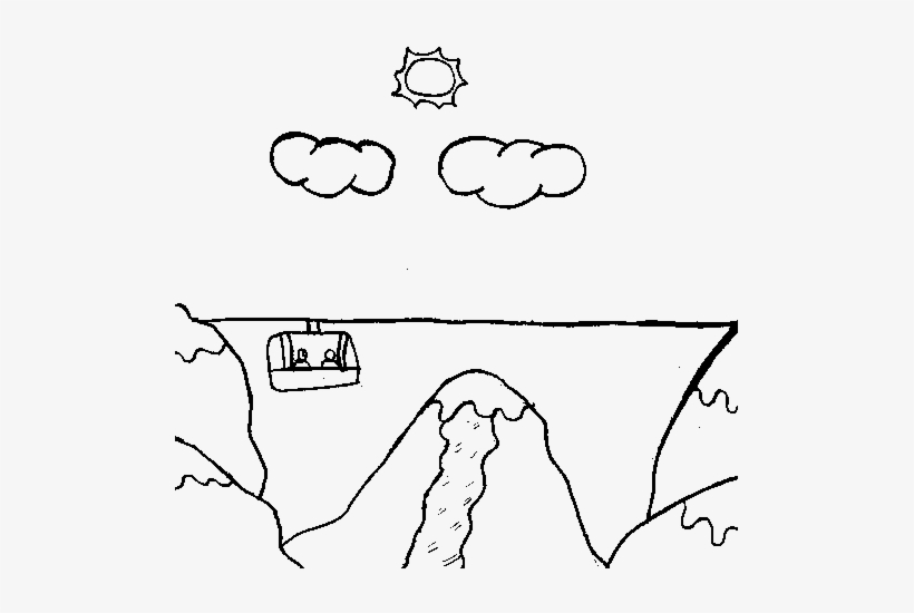 Dibujos Para Colorear De Montañas Con Nieve, transparent png