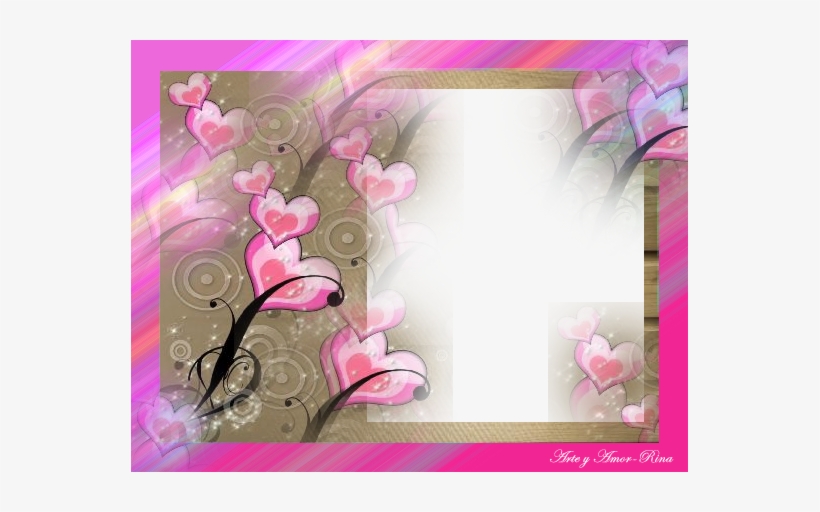 Arte Y Amor - Marcos Para Fotos De Señoritas, transparent png