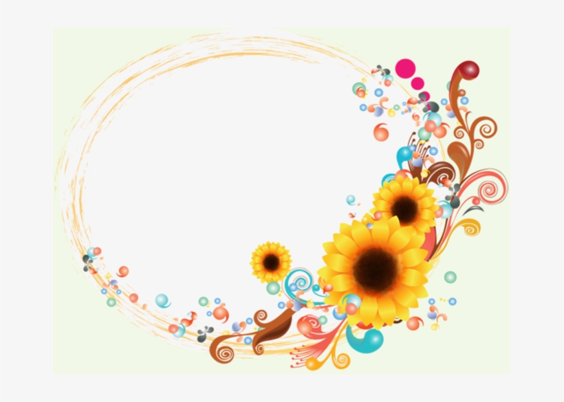 Marcos De Fotos De Flores Captura De Pantalla - 向日葵 素材, transparent png