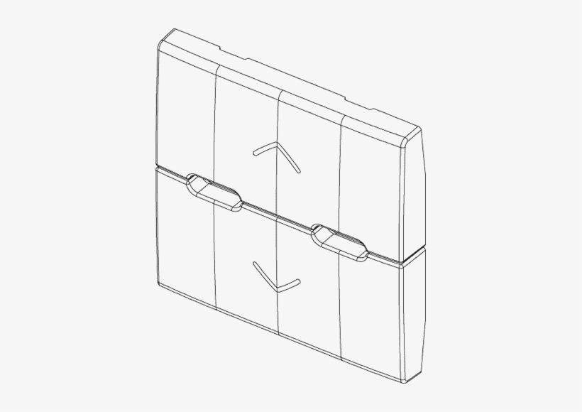 Vista 3d - Tasto Simbolo Frecce Bianco Vimar B, transparent png