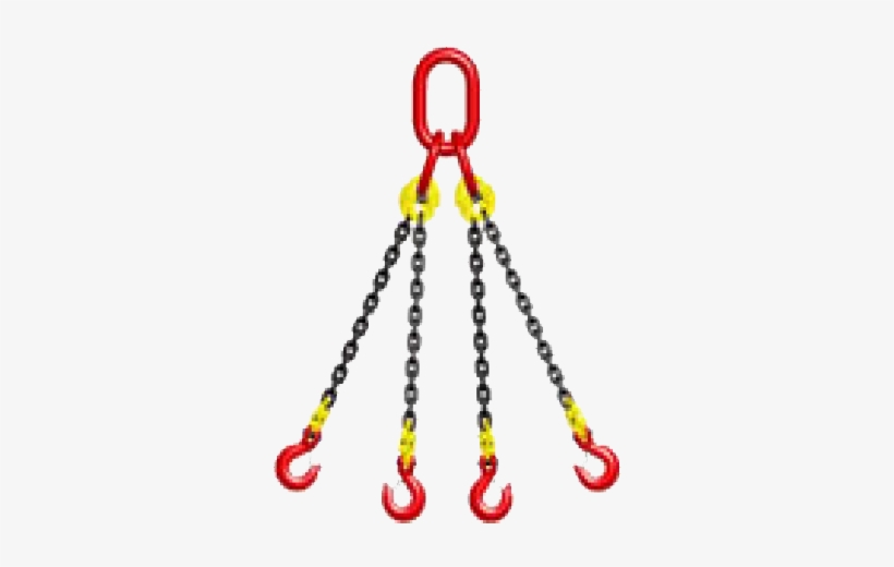 Pulpo En Cadena - 3 Legged Chain Sling, transparent png