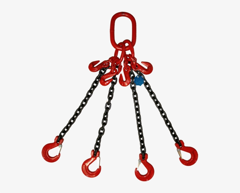 Eslinga De Cadena - 4 Leg Adjustable Chain Sling, transparent png