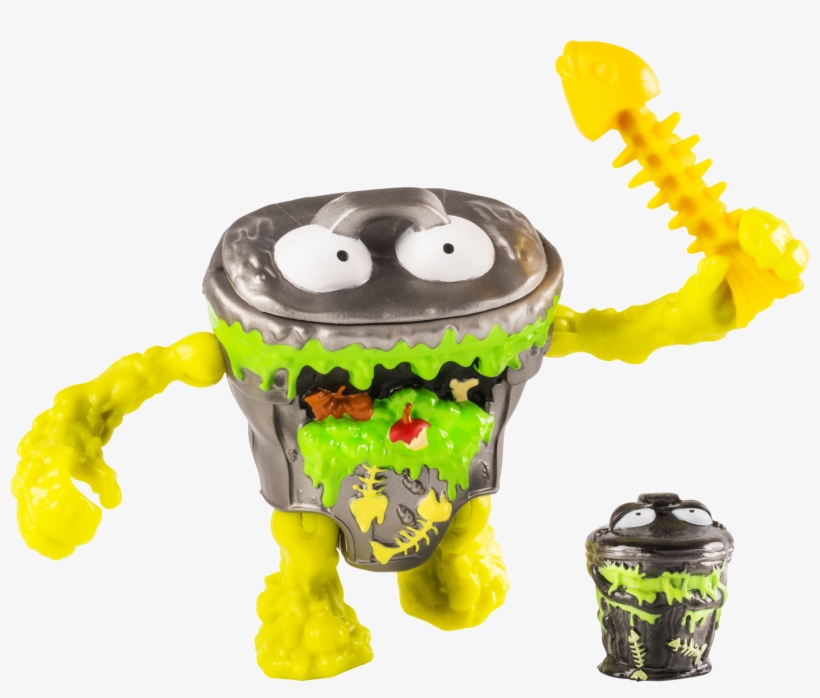 Trash Head Figure Unboxed - Grossery Gang Action Figures, transparent png