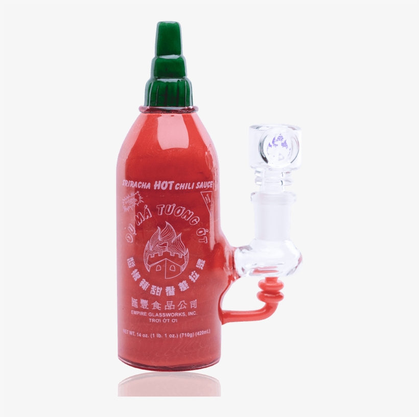 Empire Glassworks Sriracha Bottle Dab Rig - Sriracha Dab Rig, transparent png