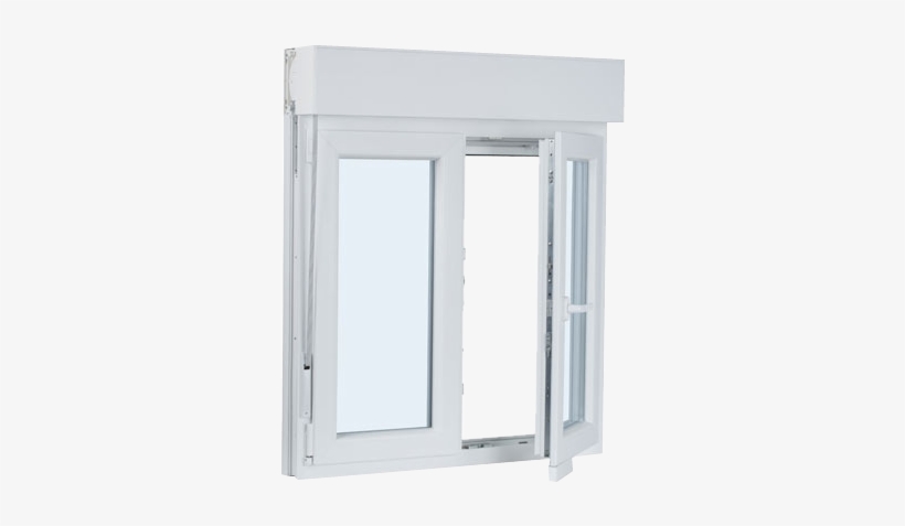 Ventana Pvc 2hojas Oscilo Persiana Fp13 - Ventanas Pvc Abatibles, transparent png
