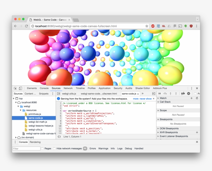 Docs For Chrome's Are Here, Firefox's Are Here - Nodejs Webgl2, transparent png
