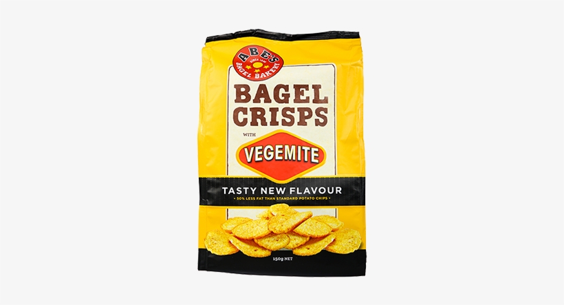 Bagel Crisps With Vegemite 150g - Abe's Vegemite Bagel Crisps, transparent png