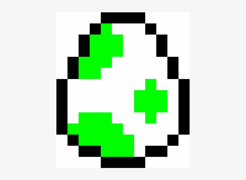 Yoshi Egg - Yoshi Egg Pixel, transparent png