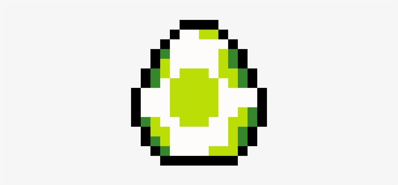 Yoshi Egg - Pixel Egg, transparent png