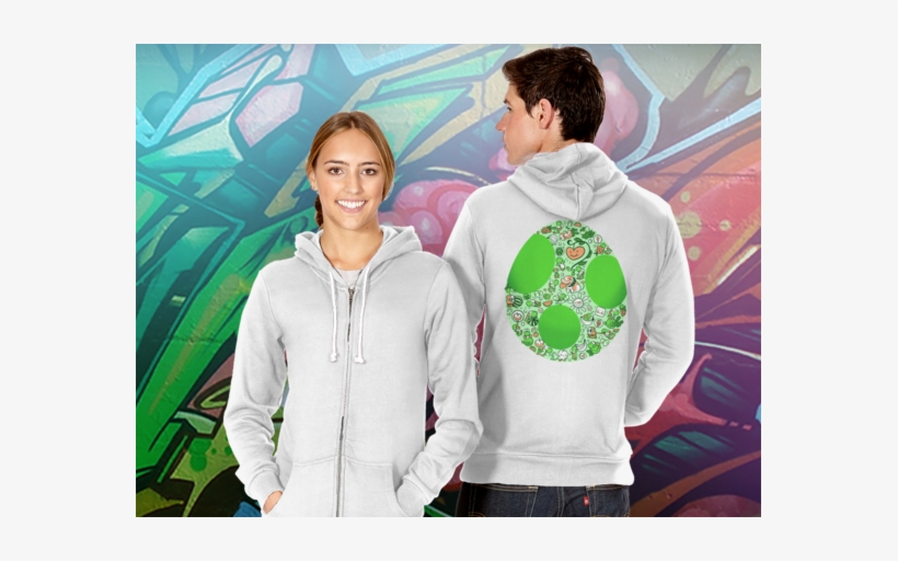 Yoshi Egg - Hoodie, transparent png
