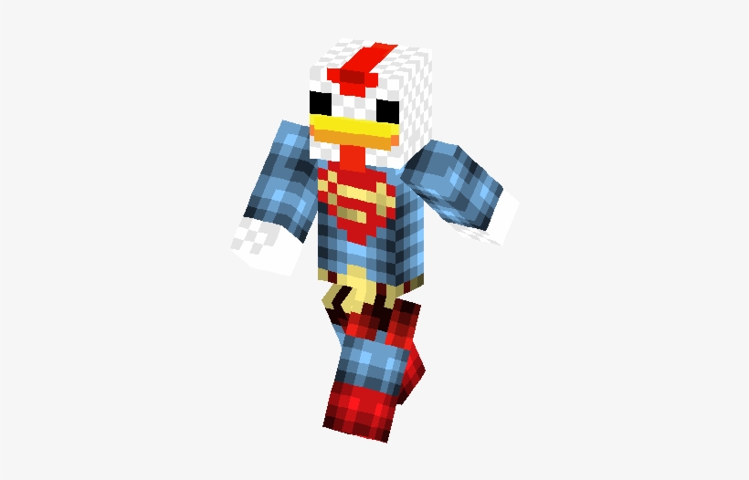 Super Chicken Skin - Super Chicken Minecraft, transparent png