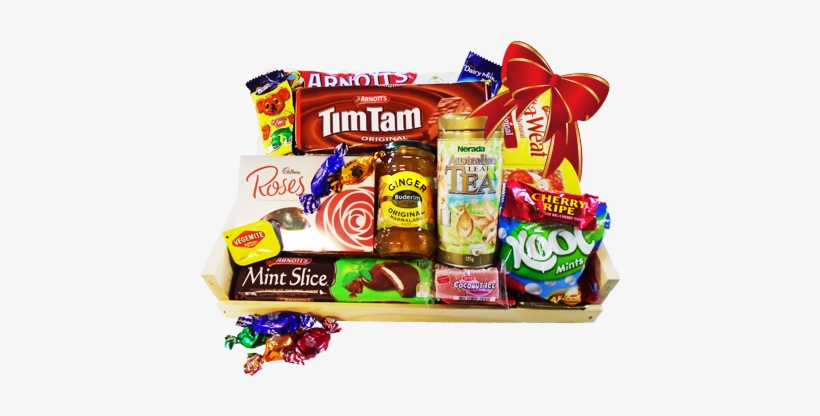 Australian Tea & Bikkies Gift Crate - Tim Tam, transparent png