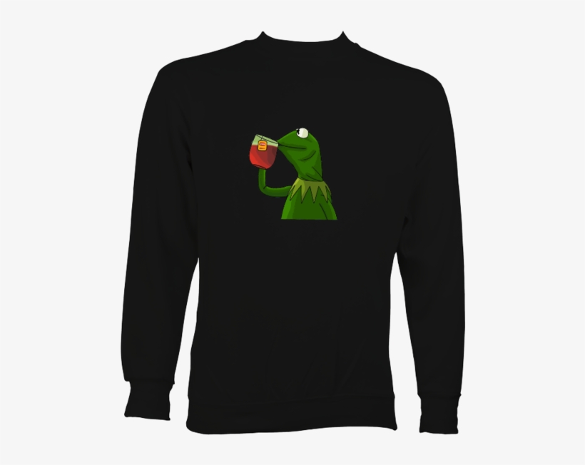 Kermit Tea - Sweater, transparent png