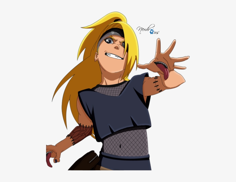 Render Deidara, transparent png