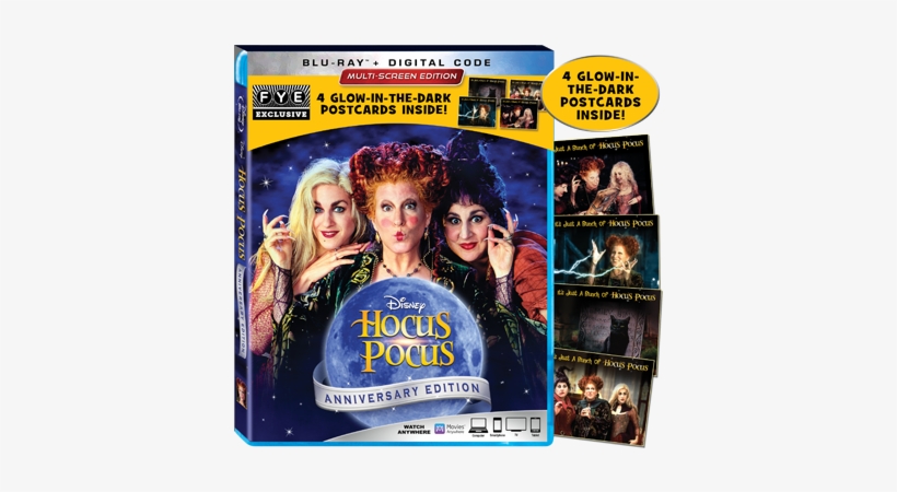 Hocus Pocus 25th Anniversary Blu Ray, transparent png