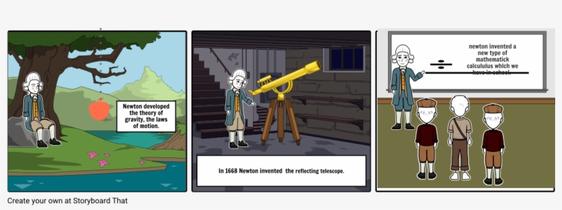 Isaac Newton - Cartoon, transparent png