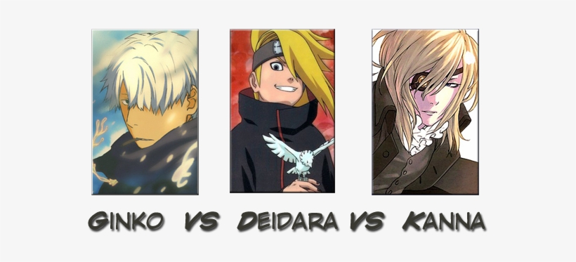 Ginko Vs Deidara Vs Sakyounosuke Kanna [closed] - Naruto Shippuden Deidara, transparent png