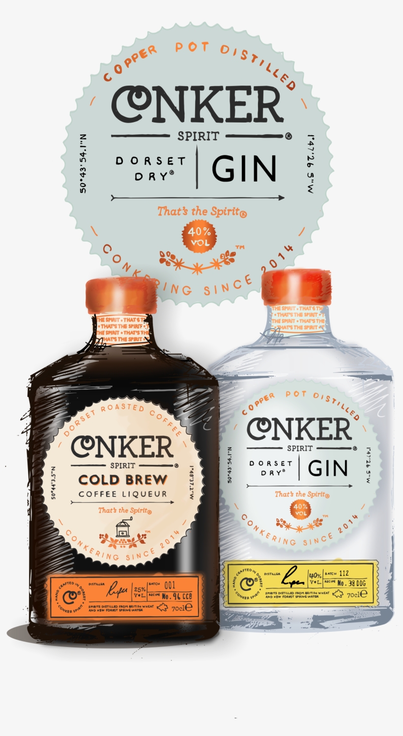 Hihihih - Conker Spirit Dorset Dry Gin, transparent png