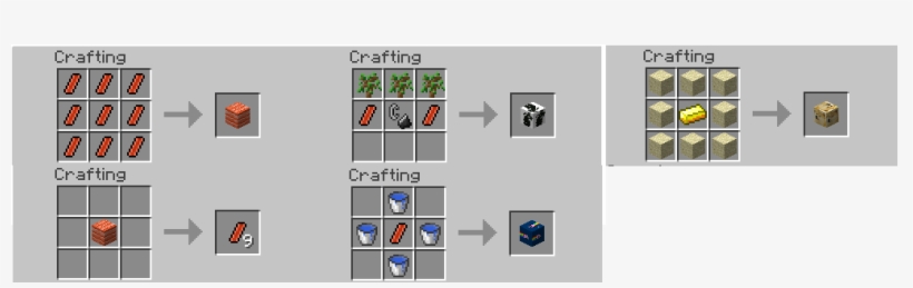 All The Current Recipes For Items - Minecraft, transparent png