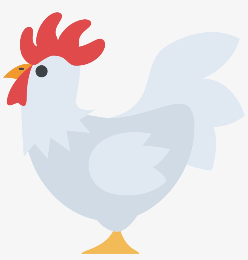 Open - Bok Chicken Cute Emoji Travel Accessory Bag, transparent png