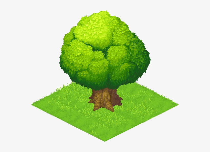 Arte En 2d, Arte Pixel, Arte Creativo, Arte Del Juego, - Tree Isometric Pixel Art, transparent png
