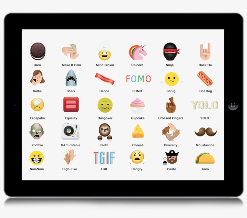 Alltheemoji Ipad1 - Portable Network Graphics, transparent png