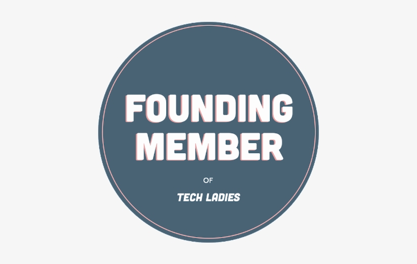 Happy To Share My Badge As A Founding Member Of Tech - Circle, transparent png