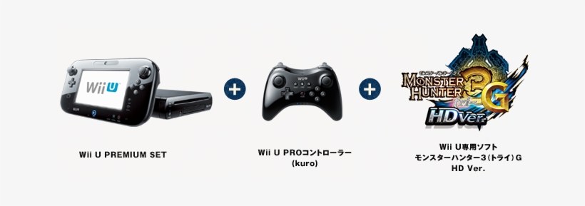 Wii U Japan Monster Hunter Tri G Hd Bundle - Monster Hunter 3 (tri) G, transparent png