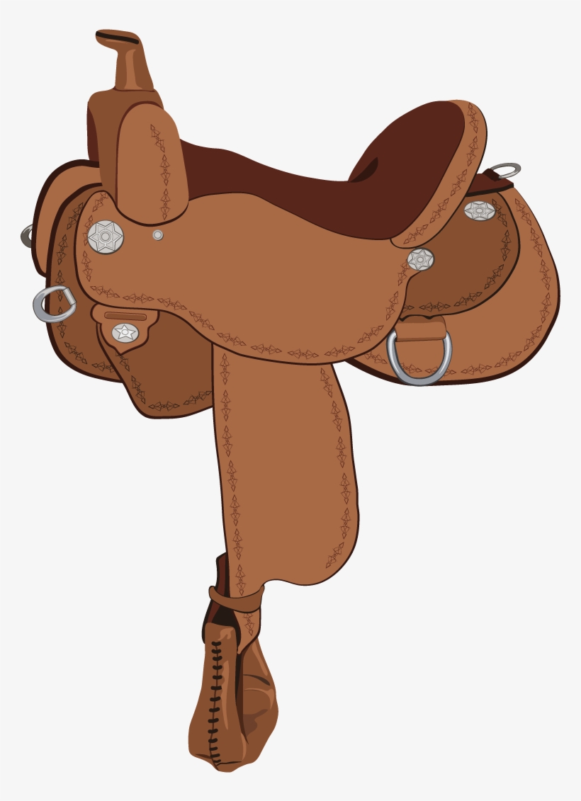 Vector Free Library Identify Horse Types Play - Cartoon Saddle Png, transparent png