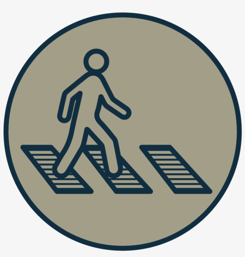 Find More Strategies To Slow Cars And Create A Pedestrian-friendly - Pedestrian Friendly Icon Png, transparent png