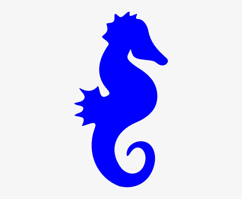 How To Set Use Blue Sea Horse Svg Vector, transparent png