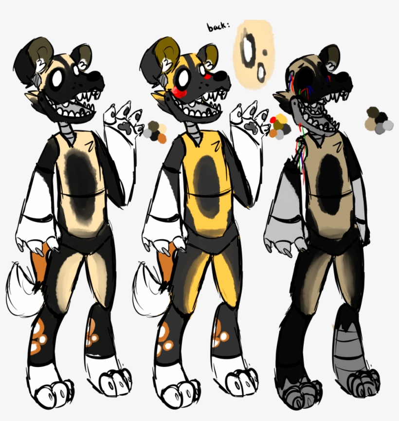 Andie African Wild Dog Fnaf Oc By Txicl On Deviantart - Fnaf African Wild Dog, transparent png