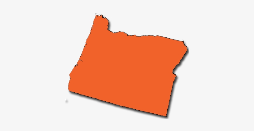 Outline Of State Of Oregon - Oregon, transparent png