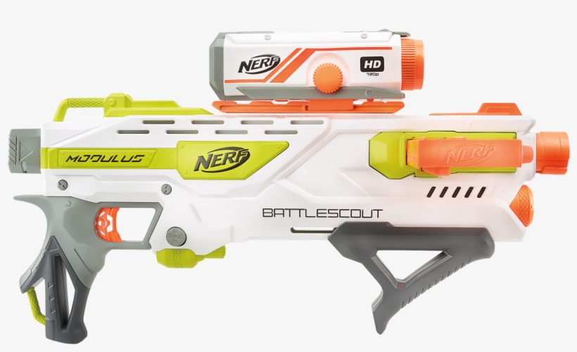 Includes 10 Elite Darts, Mega Barrel With 4 Mega Darts, - Nerf Ics 10, transparent png
