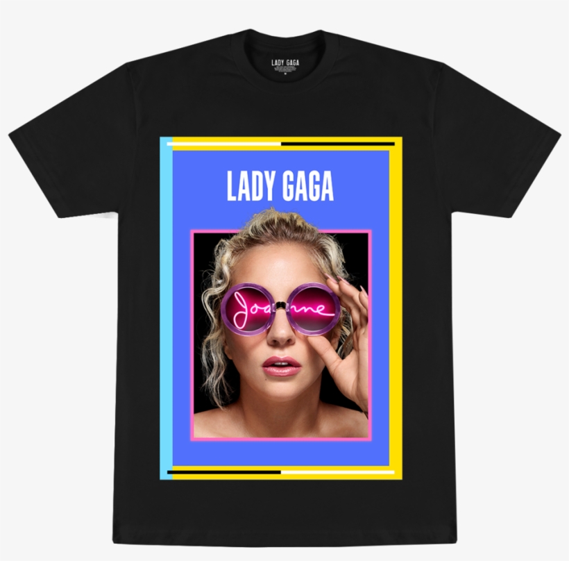 Joanne Tour Black T Shirt - Lady Gaga Joanne Shirt, transparent png
