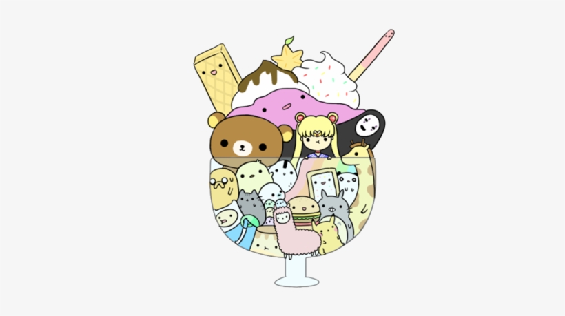 This Is Like Perfectness And Life In One Random Sundae - Adventure Time Kawaii, transparent png