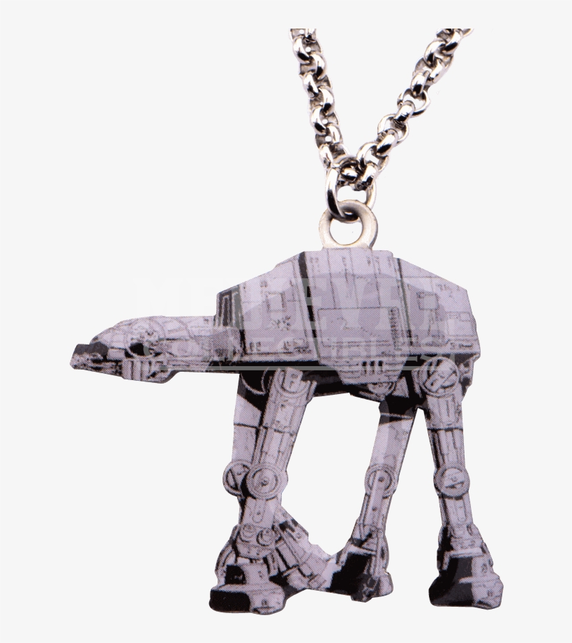 At-at Graphic Pendant Necklace, transparent png