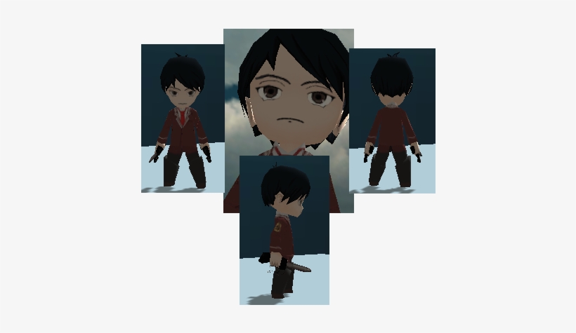 Attack On Titan Custom Skins View Topic - Aria The Scarlet Ammo, transparent png