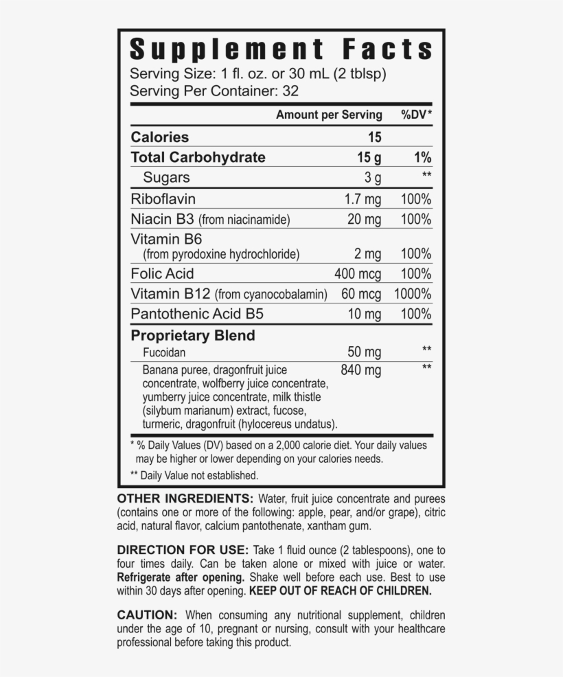 Supplement Facts For Zradical - Youngevity Ultimate Gluco-gel - 120 Capsules, transparent png