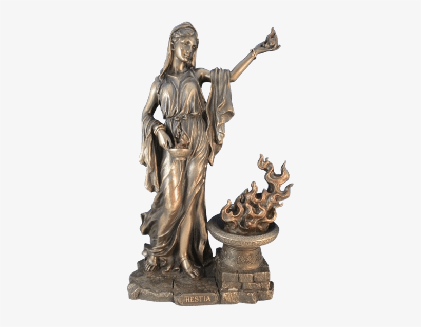 Greek Goddess Hestia Statue - Hestia Virgin Goddess Bronze Figurine, transparent png