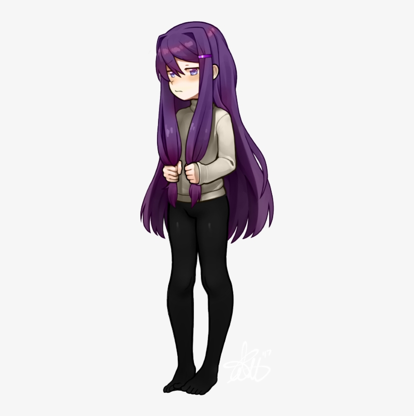 What If Yuri Was The Same Size As You - Smol Yuri Yuri Ddlc, transparent png