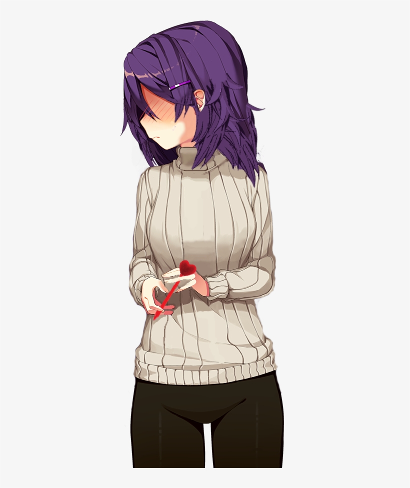 Short Haired Yuri This Time - Ddlc Yuri Short Hair, transparent png