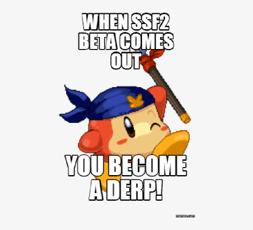 You Become A Derp - Super Smash Flash 2, transparent png