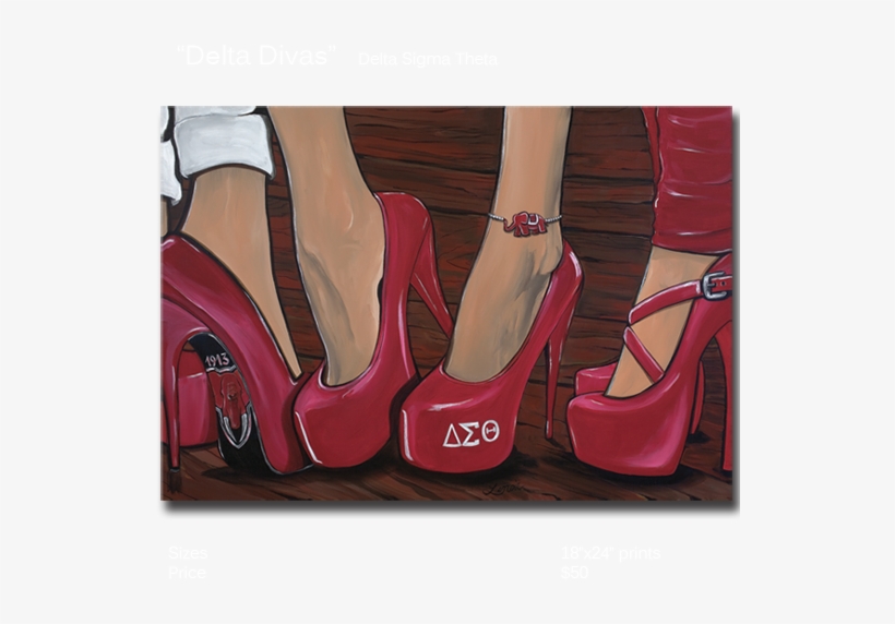 Delta Sigma Theta Clip Art - Delta Sigma Theta Heel, transparent png