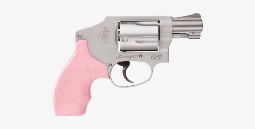 Girly Weapons - Smith And Wesson Pink Handle, transparent png