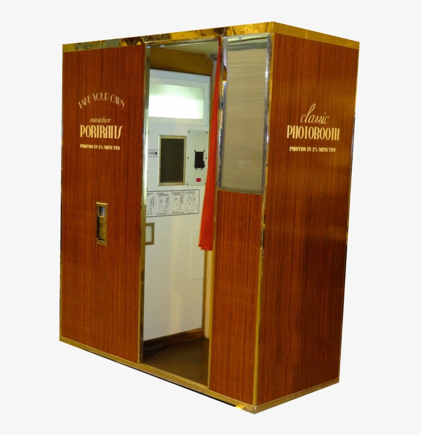 Classic Photo Booth Rents Old Fashioned Machines Like - Plywood, transparent png
