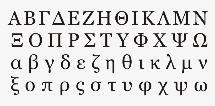 Modern Greek Alphabet Sample - Lagoa Do Fogo, transparent png