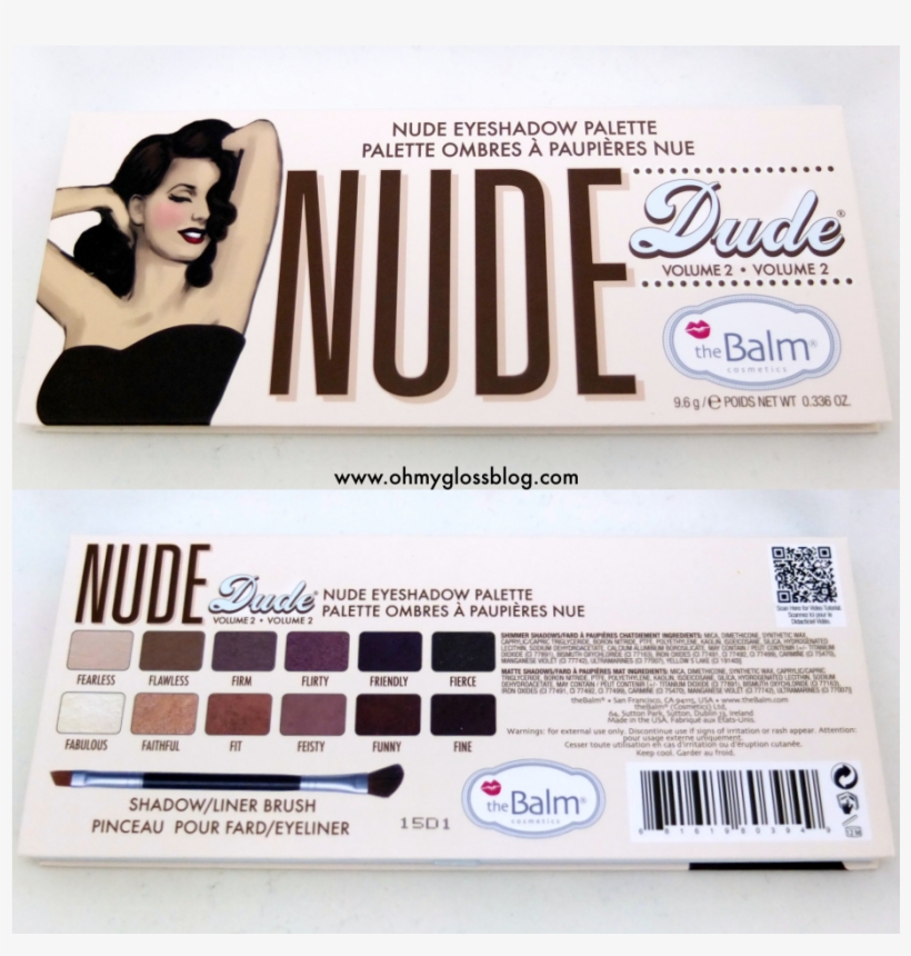 The Balm Cosmetics Nude Dude Eyeshadow Palette Review, transparent png