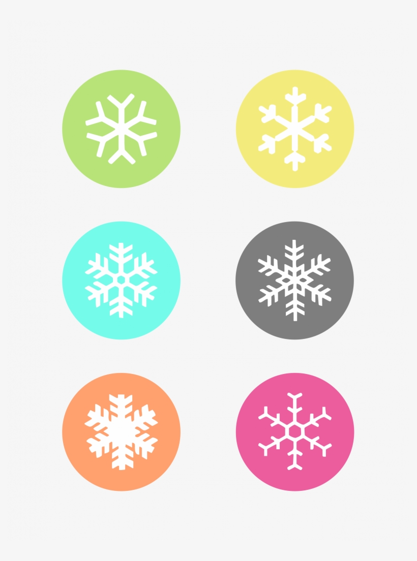 Wanted Printable Snow Flakes Free Snowflake Gift Tags - Gift, transparent png